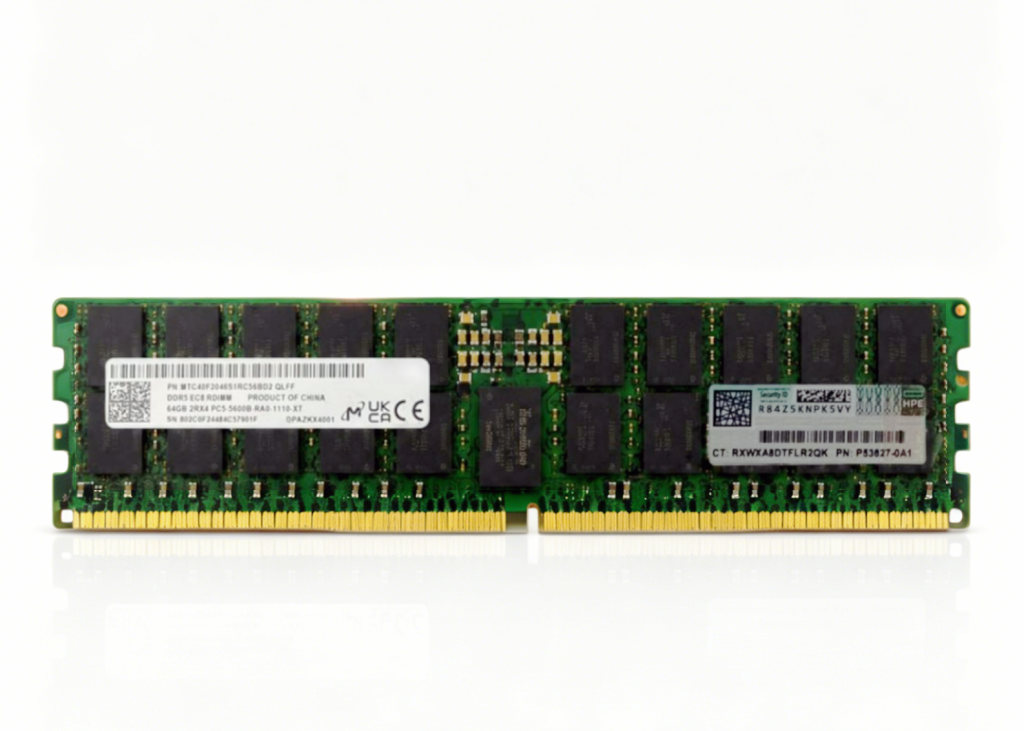 P64707-B21 64GB 2Rx4 PC5-5600 ECC RDIMM Server Memory