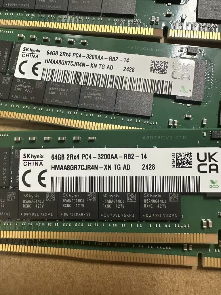 SK Hynix 64GB DDR4 3200 ECC RDIMM Server Memory