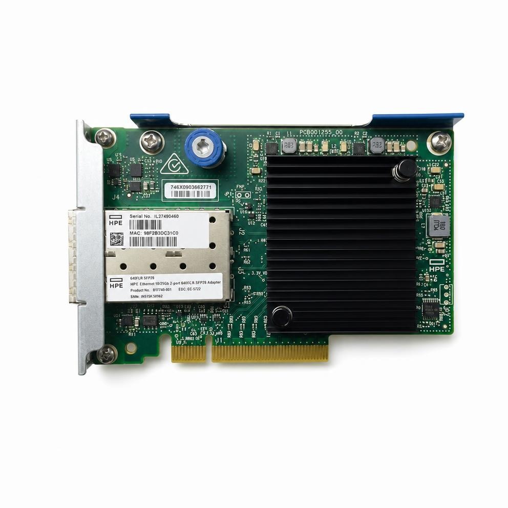 HPE 640FLR-SFP28 Dual Port 10/25Gb SFP28 Network Adapter 817749-B21