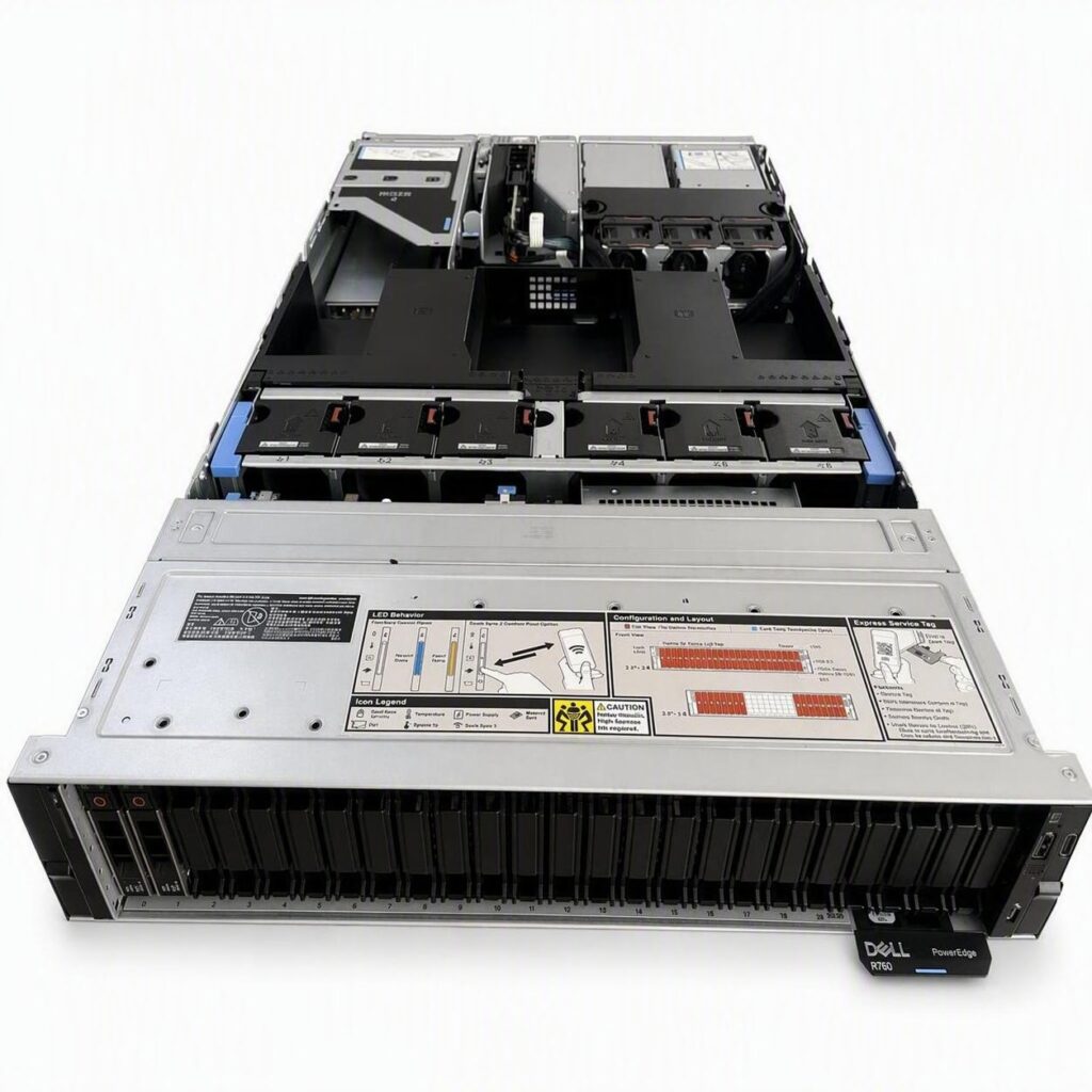 Dell PowerEdge R760 2U Rack Server Dual Intel Xeon 4th/5th Gen Scalable CPU DDR5 Data Center Server