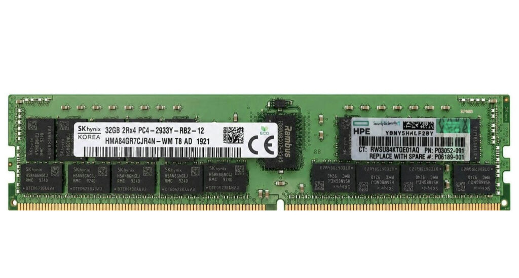 HPE P00924-B21 32GB 2R×4 DDR4-2933 Smart Memory RDIMM  P06189-001 P03052-091