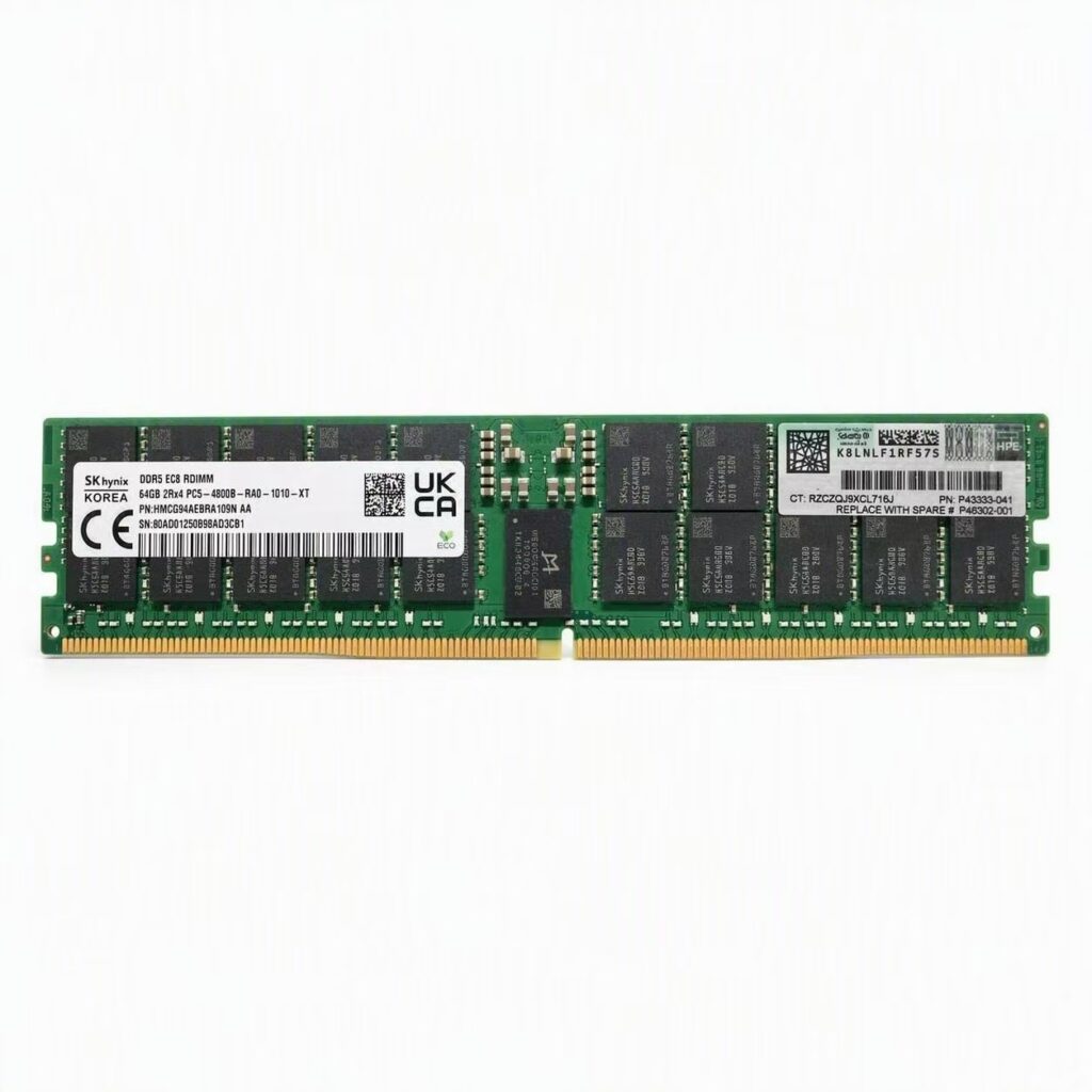HPE P43331-B21 64GB 2Rx4 DDR5-4800 ECC Registered RDIMM PC5-4800B-R Smart Memory Kit