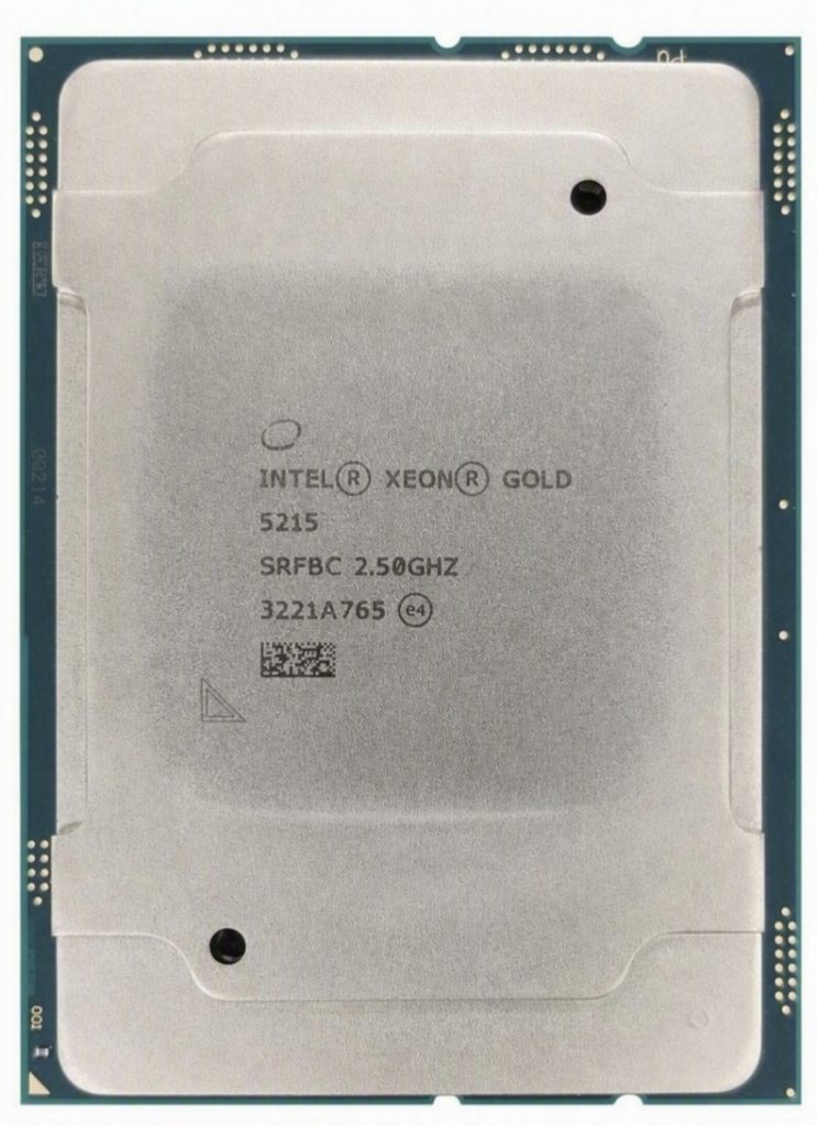 Intel Xeon Gold 5215 10 Core 20 Thread 2.5GHz 13.75MB Cache 85W LGA3647 Server Processor